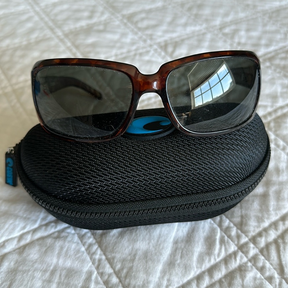 Costa sunglasses, tortoise w/ case